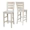 International Concepts Tuscany Bar Height Stool, 30" Seat Height, Unfinished S-293 - alternate 1